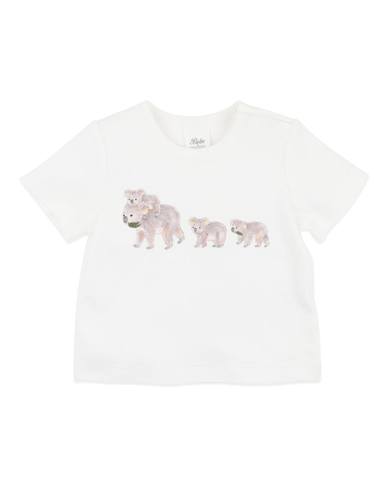 BEBE AUSTRALIANA KOALA  ORGANIC TEE