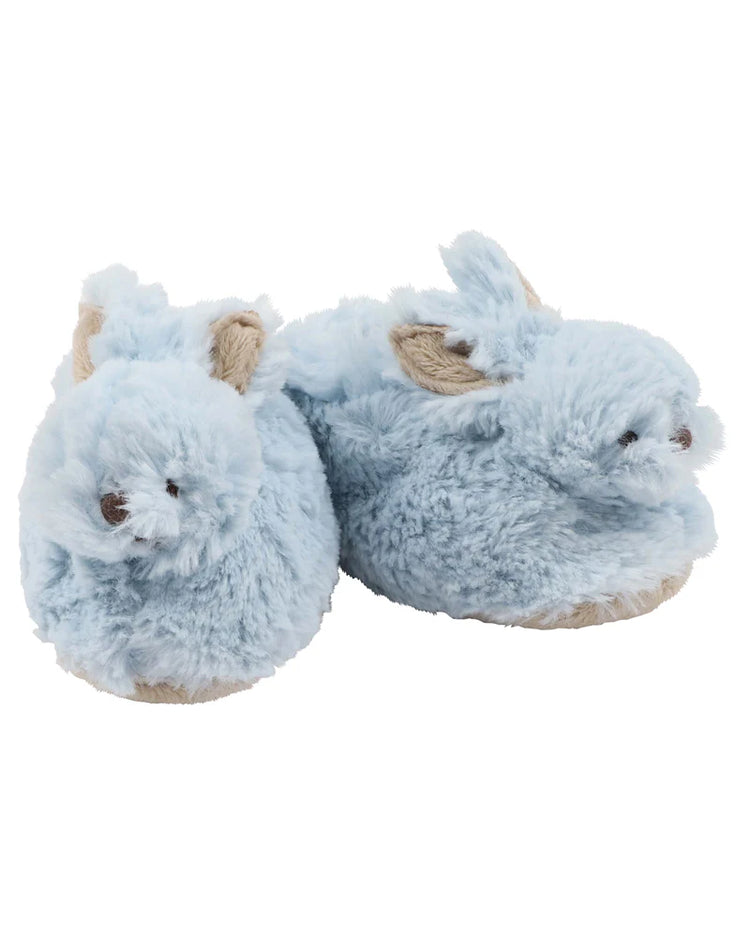 BEBE PALE PINK LITTLE BUNNY SLIPPERS