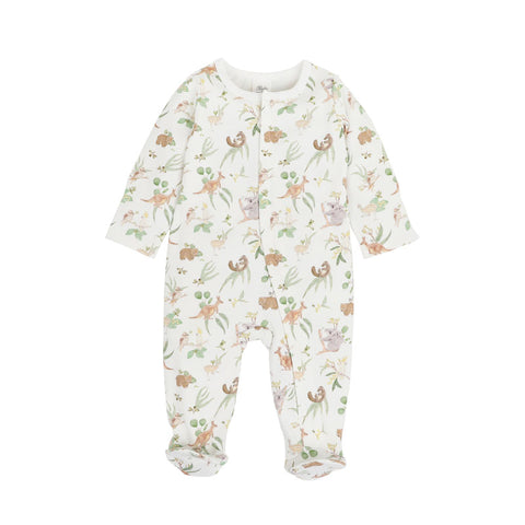 BEBE BAILEY NATIVE LS ZIP ONESIE