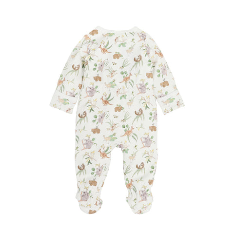 BEBE BAILEY NATIVE LS ZIP ONESIE