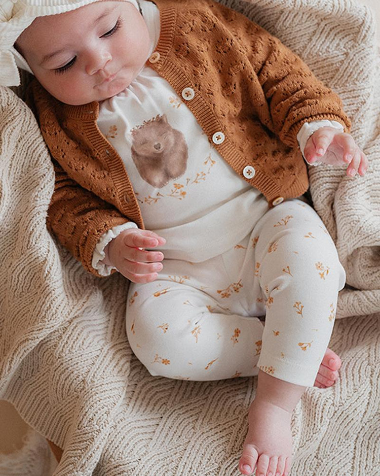 Bebe BAILEY FLORAL PRINT LEGGINGS
