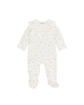 BEBE BAILEY FLORAL LS ZIP ONESIE