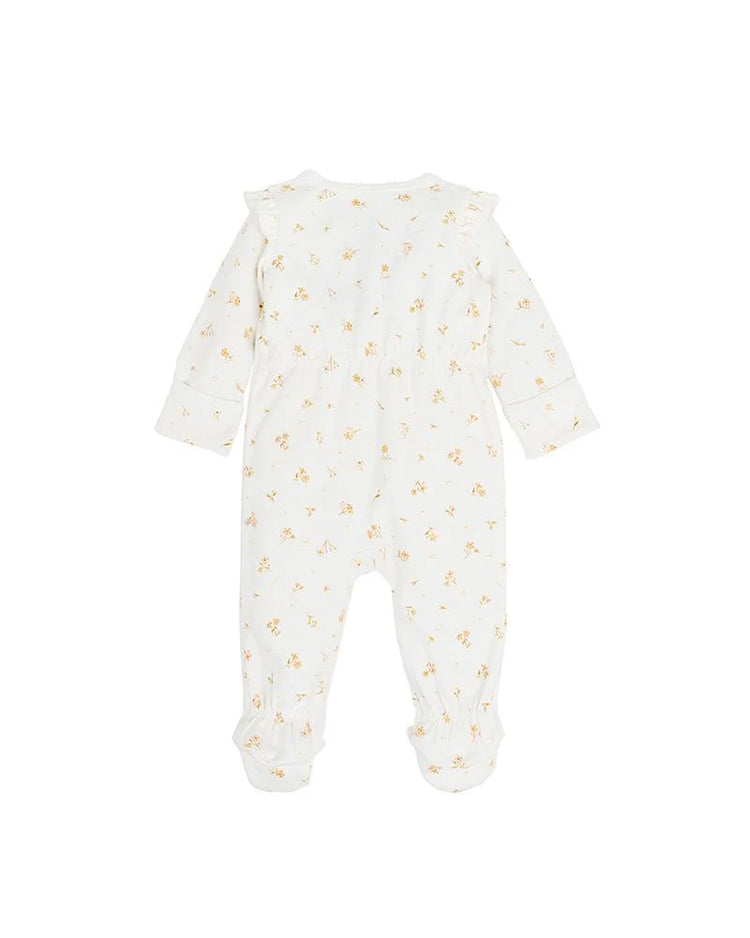 BEBE BAILEY FLORAL LS ZIP ONESIE