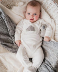 BEBE BAILEY KOALA VELOUR ONESIE