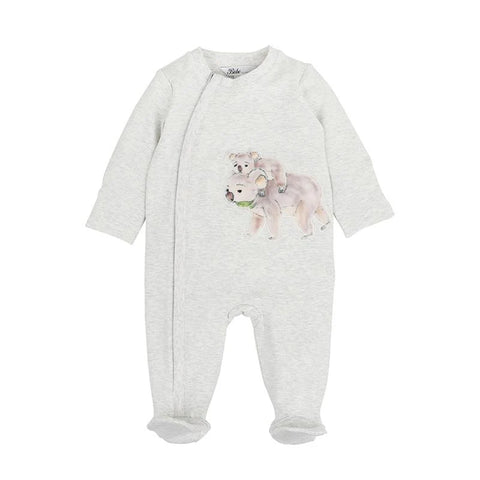 BEBE BAILEY KOALA LS ZIP ONESIE