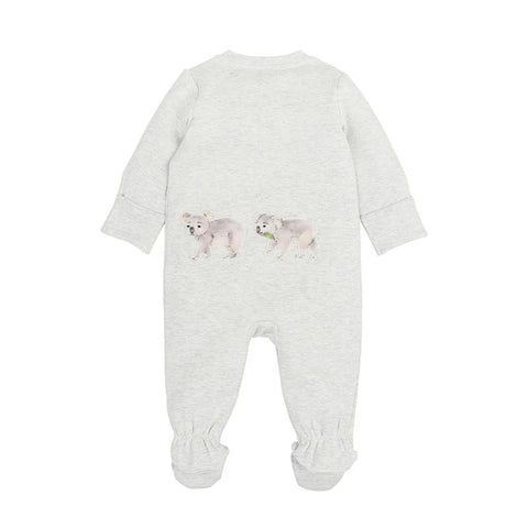 BEBE BAILEY KOALA LS ZIP ONESIE