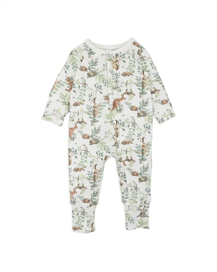 BEBE CHARLIE ORGANIC ZIPSUIT