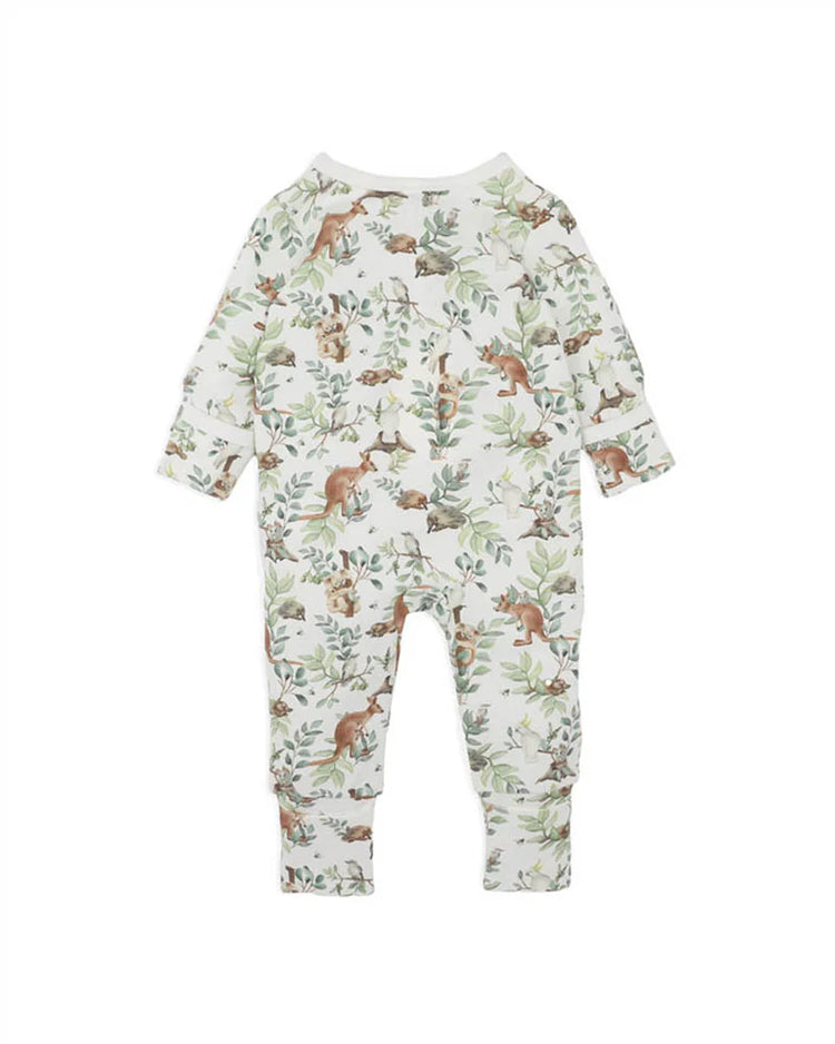 BEBE CHARLIE ORGANIC ZIPSUIT