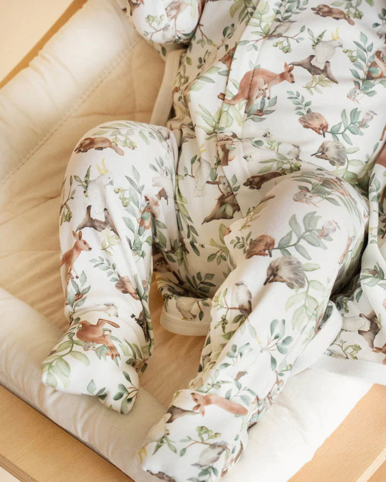 BEBE CHARLIE ORGANIC ZIPSUIT