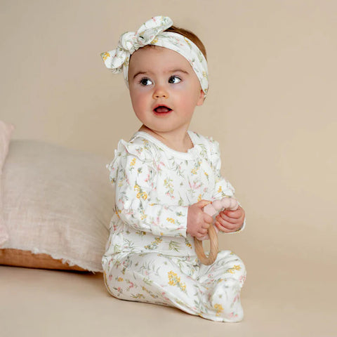 BEBE CHARLI ORGANIC LS ZIPSUIT