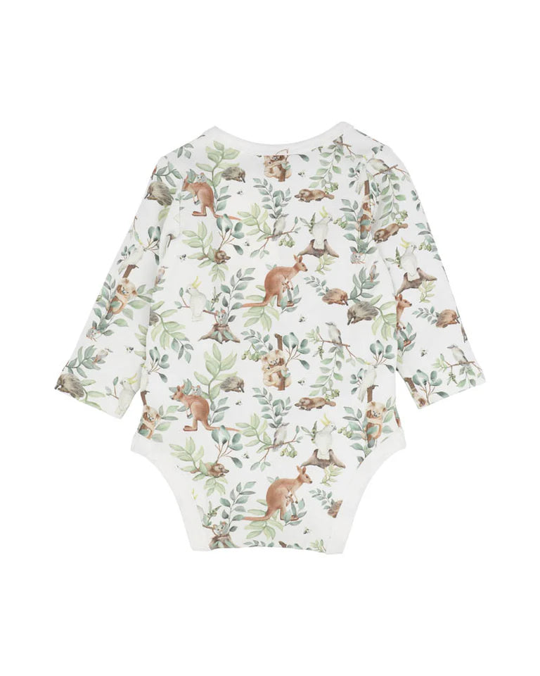 BEBE CHARLIE ORGANIC LS BODYSUIT