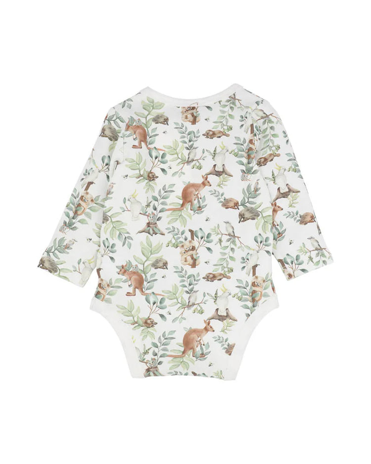 BEBE CHARLIE ORGANIC LS BODYSUIT