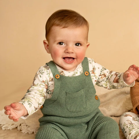 BEBE CHARLIE ORGANIC LS BODYSUIT