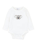 BEBE CHARLIE KOALA ORGANIC LS BODYSUIT