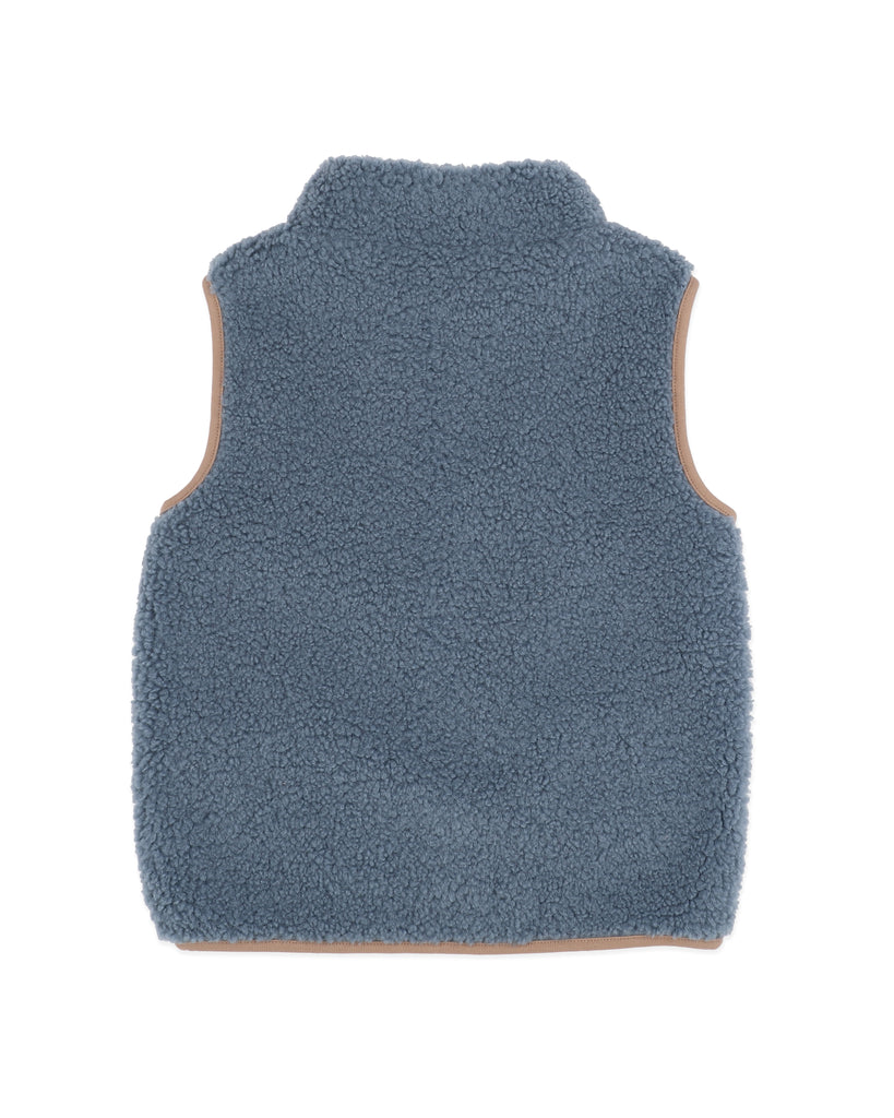 BEBE BLUE SHERPA VEST