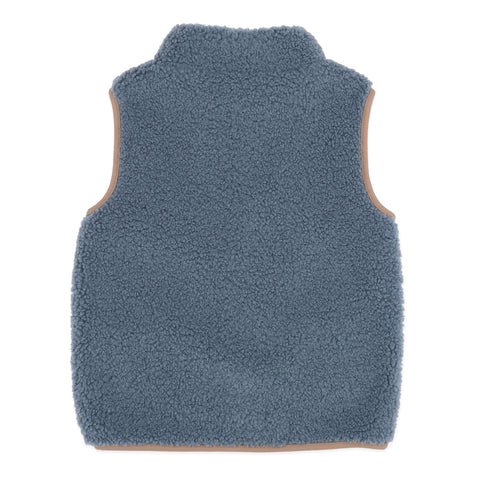 BEBE BLUE SHERPA VEST