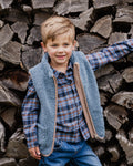 Bebe BLUE SHERPA VEST 3-5 YRS