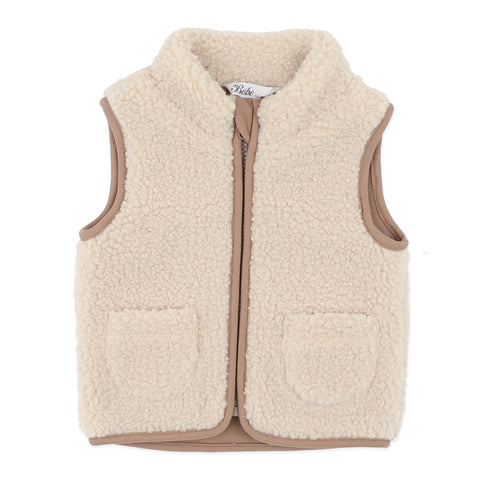 BEBE NATURAL SHERPA VEST