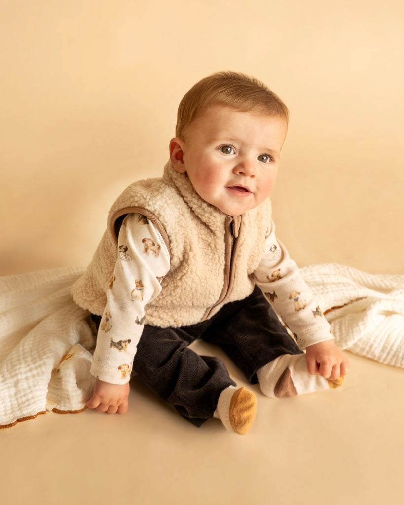 BEBE NATURAL SHERPA VEST