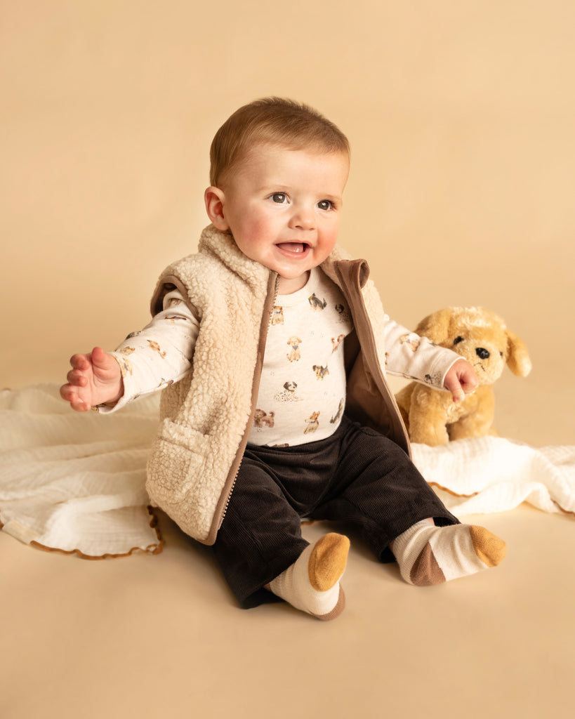BEBE NATURAL SHERPA VEST