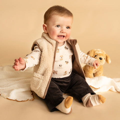 BEBE NATURAL SHERPA VEST