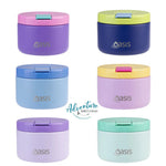 OASIS STAINLESS STEEL DOUBLE WALL INSULATED FOOD FLASK W/ QUICK RELEASE LID 300ML -  BUBBLEGUM PINK