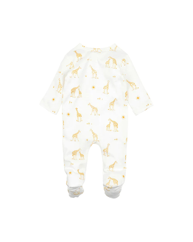 BEBE GIRAFFE ORGANIC LS ONESIE