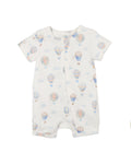 BEBE SKY HIGH  ORGANIC SS  ZIPSUIT