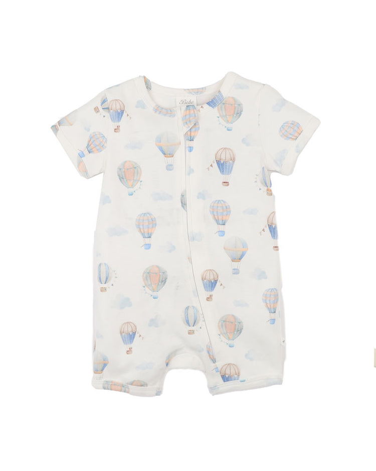 BEBE SKY HIGH ORGANIC SS ZIPSUIT