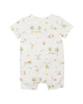 BEBE  BEAR ORGANIC SS  ZIPSUIT