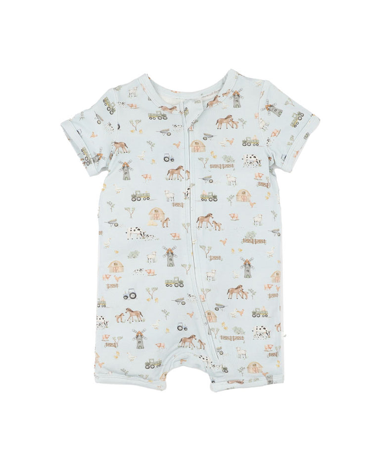 BEBE FARM ECOCOSY SS ZIPSUIT