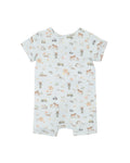 BEBE  FARM ECOCOSY  SS ZIPSUIT