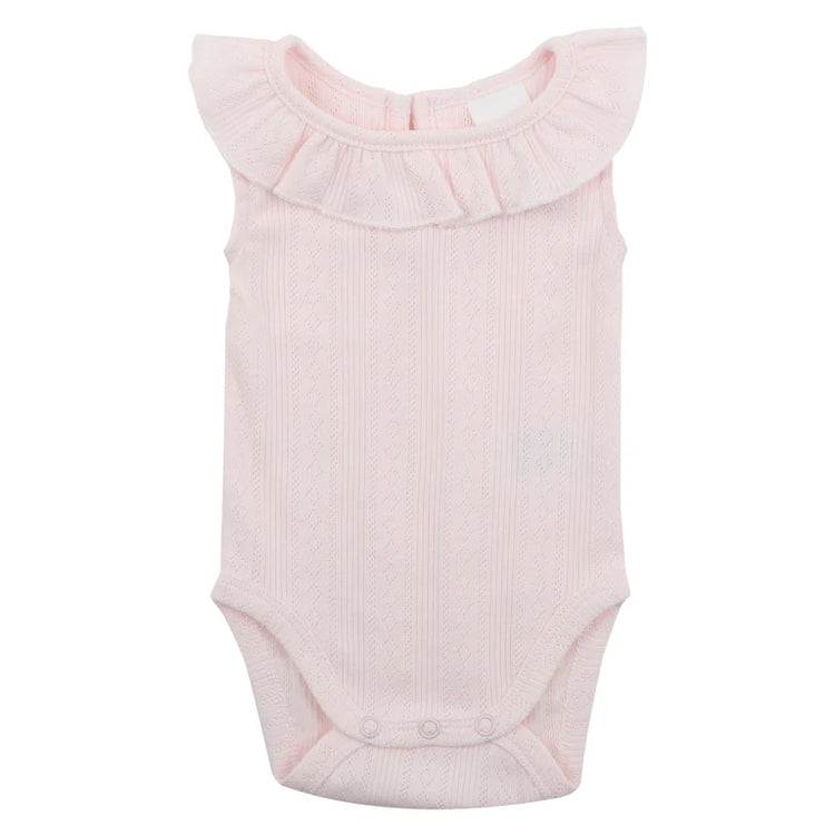 BEBE PINK SLEEVELESS BODYSUIT