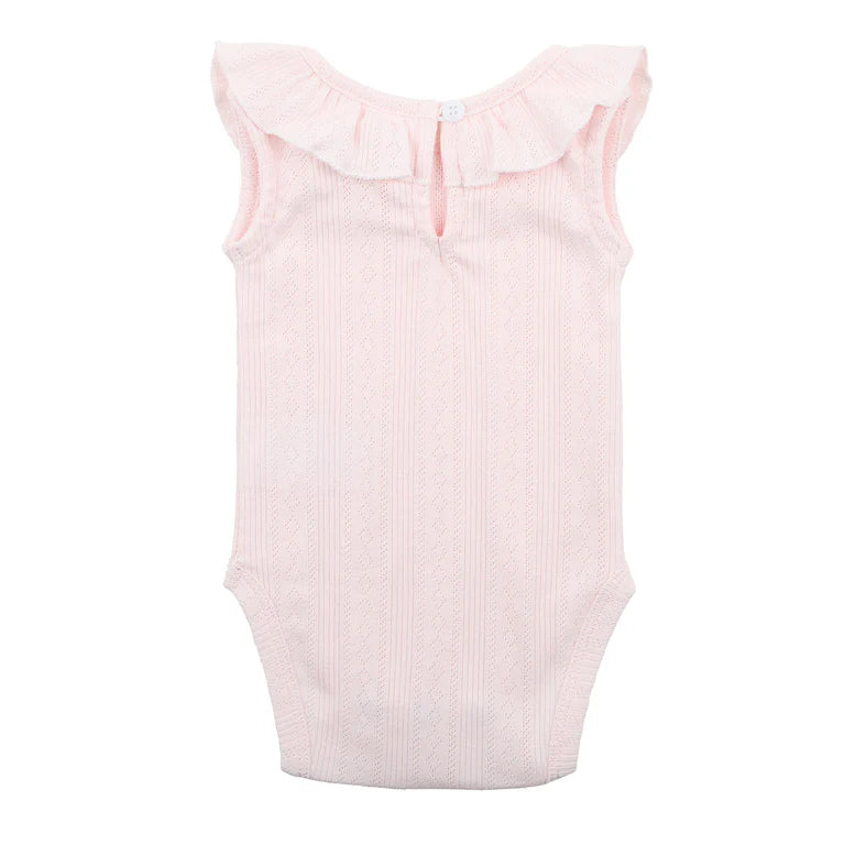 BEBE PINK SLEEVELESS BODYSUIT