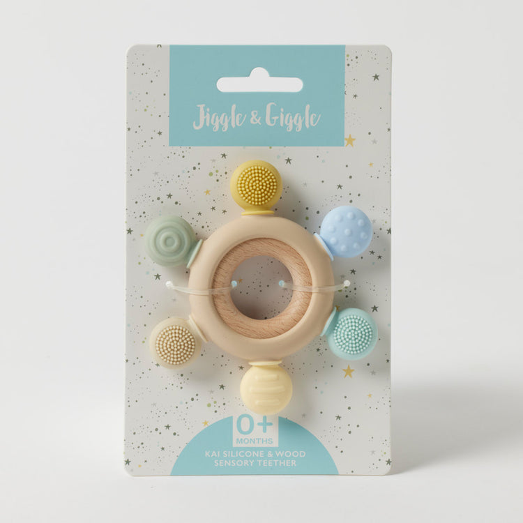 Jiggle&Giggle Kai Silicone Sensory Teether