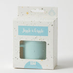 Jiggle & Giggle Riley Silicone Sippy Cup with Straw - Blue
