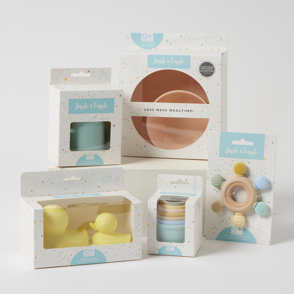Jiggle&Giggle Kai Silicone Sensory Teether