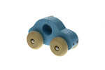 SIMPLE WOODEN TOY CAR-- BLUE