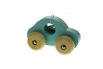 SIMPLE WOODEN TOY CAR-- GREEN