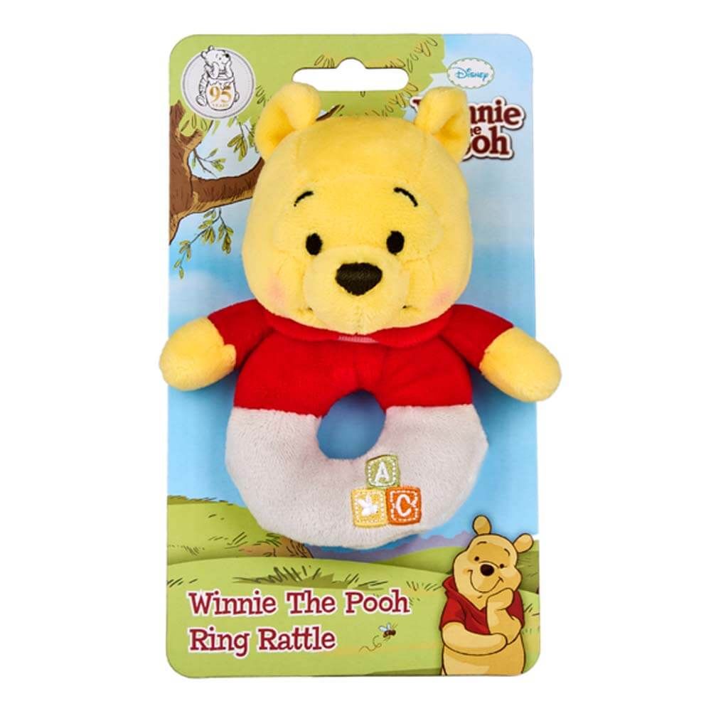 RED SHIRT: WINNIE THE POOH RING RATTLE
