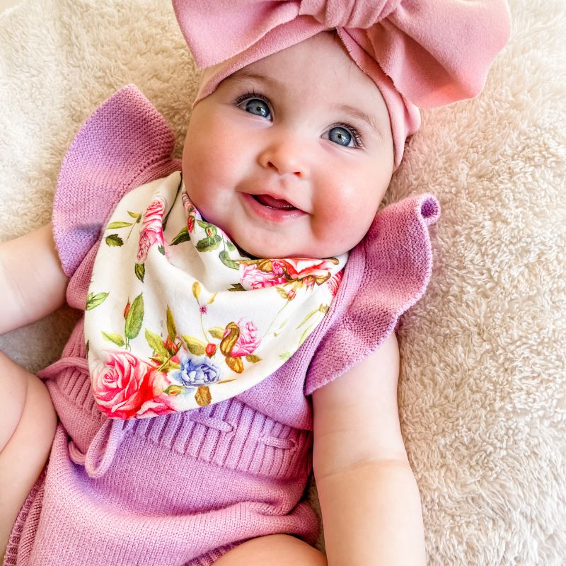 ALL4ELLA Bandana Bibs 2pk - Rose