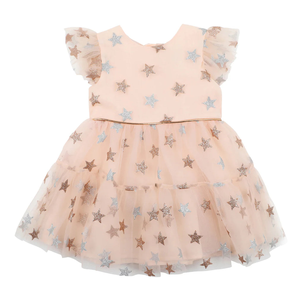 BEBE STAR DRESS 3-7 YRS