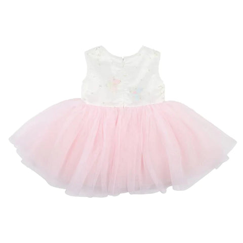 BEBE BUTTERFLY APPLIQUED DRESS