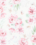 BEBE EVIE PRINT SS ZIP  ROMPER