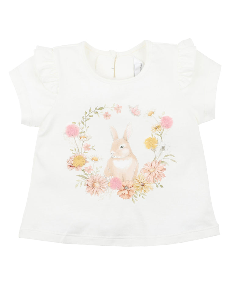 BEBE  LARA BUNNY TEE 3-7Y