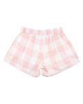 BEBE LARA EMBROIDERED CHECK SHORTS 3-7 YRS