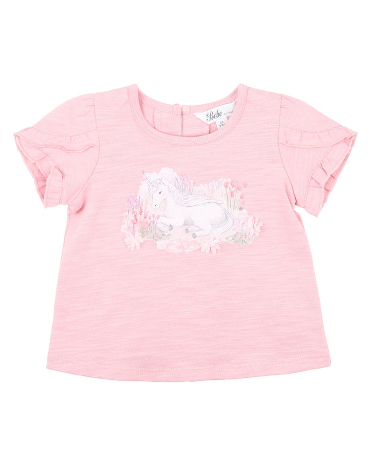 BEBE FLORENCE UNICORN TEE