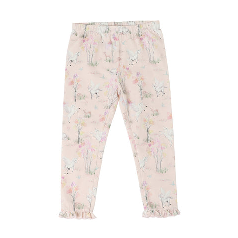 BEBE FLORENCE PRINT 7/8 LEGGINGS 3-7 YRS