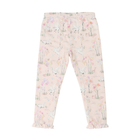 BEBE FLORENCE PRINT 7/8 LEGGINGS 3-7 YRS