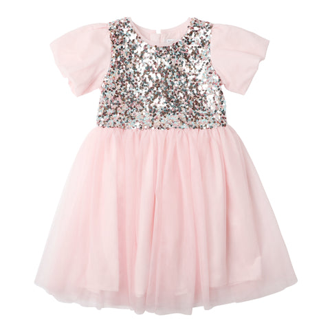 BEBE FESTIVE SEQUIN BODICE TUTU DRESS 3-7 YRS